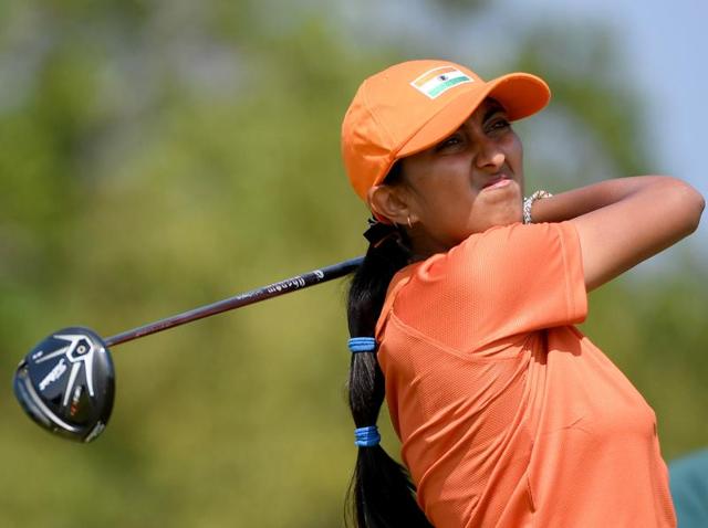 Aditi Ashok has had a phenomenal season in her rookie year as a professional.(Getty Images)