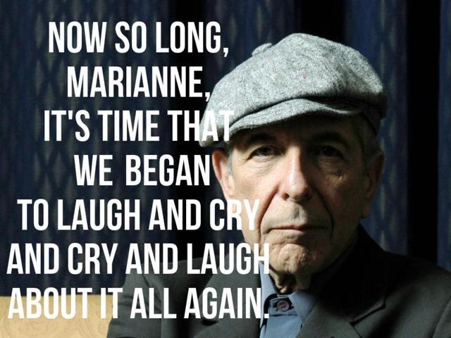 Cohen, also renowned as a poet, novelist and aspiring Zen monk, blended folk music with a darker, sexual edge that won him fans around the world and among fellow musicians like Bob Dylan and R.E.M. (AP)