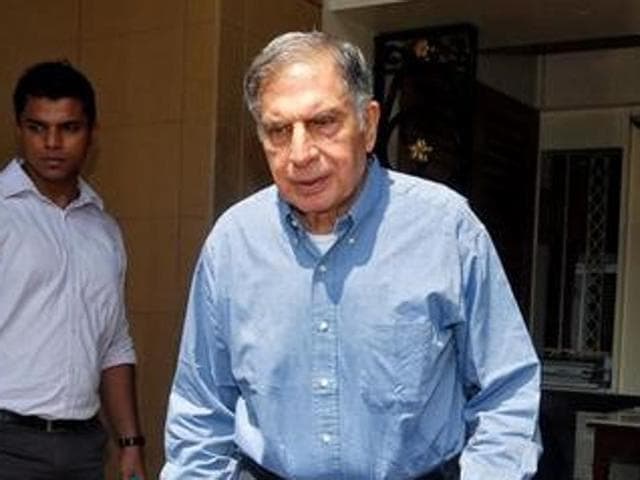 Ratan Tata, interim chairman of Tata group, leaves his office building in Mumbai.(Reuters File Photo) Ratan Tata, interim chairman of Tata group, leaves his office building in Mumbai.(Reuters File Photo)