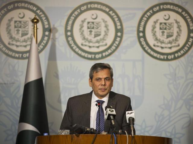 Pakistan's foreign ministry spokesperson Nafees Zakaria briefs media at the Foreign Office in Islamabad.(AP File Photo) Pakistan's foreign ministry spokesperson Nafees Zakaria briefs media at the Foreign Office in Islamabad.(AP File Photo)