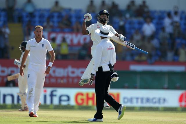 Murali Vijay notched up his seventh Test century and his second against England. (BCCI) Murali Vijay notched up his seventh Test century and his second against England. (BCCI)