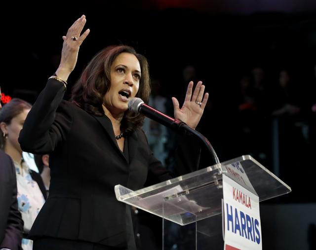 Indian-origin California attorney general Kamala Harris has potential to become the first woman president of the United States, a media report has said. (AP) Indian-origin California attorney general Kamala Harris has potential to become the first woman president of the United States, a media report has said. (AP)
