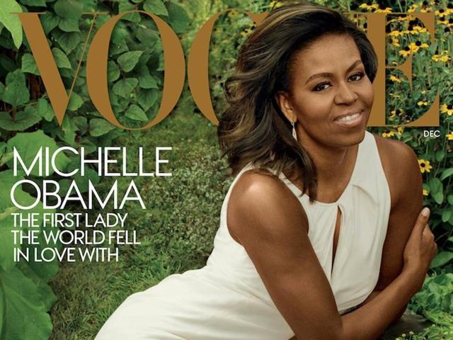 Michelle said that her brave choice of clothes and styles have always depended on “comfort level” they offer and not on “who” made them. (Vogue) Michelle said that her brave choice of clothes and styles have always depended on “comfort level” they offer and not on “who” made them. (Vogue)