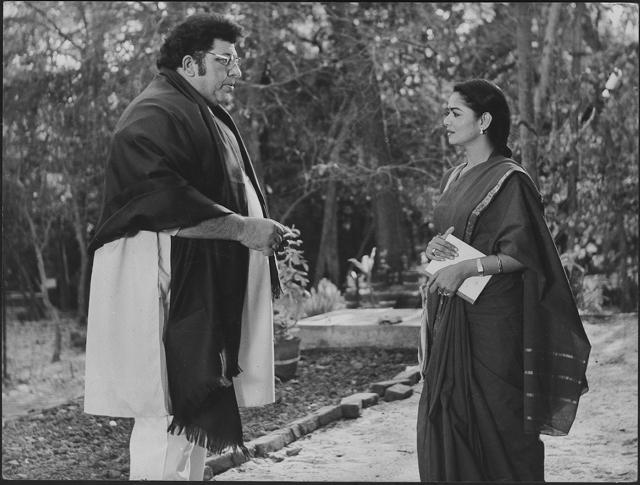 Amjad Khan and Zarina Wahab in Mashuqa. (Shanti Swaroop Tripathi/HT Photo) Amjad Khan and Zarina Wahab in Mashuqa. (Shanti Swaroop Tripathi/HT Photo)