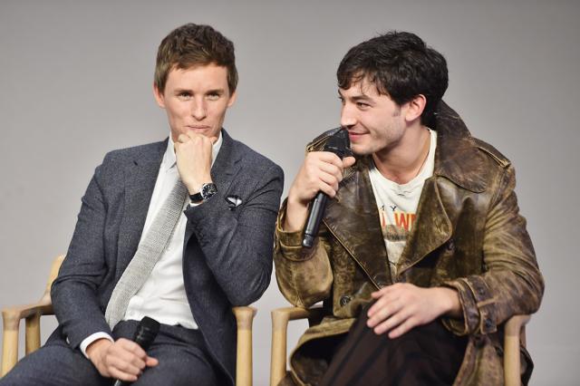 Actors Eddie Redmayne and Ezra Miller attend the Apple Store Soho presentation of Meet the Cast: Fantastic Beasts And Where To Find Them. (AFP) Actors Eddie Redmayne and Ezra Miller attend the Apple Store Soho presentation of Meet the Cast: Fantastic Beasts And Where To Find Them. (AFP)