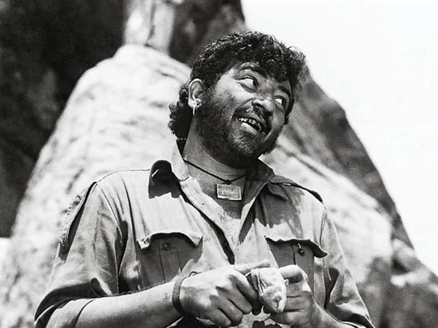 The actor was best known as the nefarious dacoit in Ramesh Sippy’s Sholay. (HT Photo) The actor was best known as the nefarious dacoit in Ramesh Sippy’s Sholay. (HT Photo)