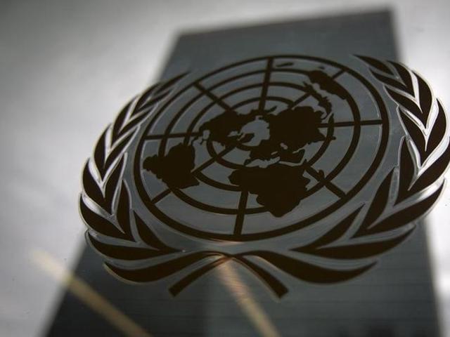 The United Nations headquarters building is pictured though a window with the UN logo in the foreground in the Manhattan borough of New York. (Reuters) The United Nations headquarters building is pictured though a window with the UN logo in the foreground in the Manhattan borough of New York. (Reuters)