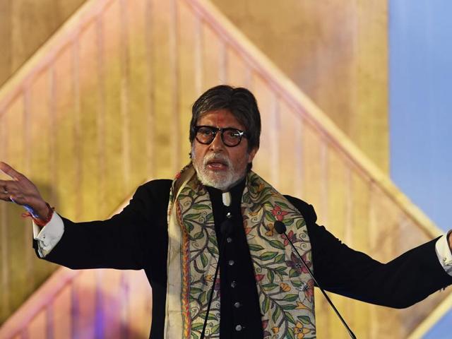 Amitabh Bachchan gestures as he delivers his speech at KIFF 2016. (AFP Photo) Amitabh Bachchan gestures as he delivers his speech at KIFF 2016. (AFP Photo)
