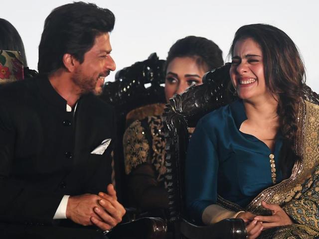 Shah Rukh Khan and Kajol indulged in a discussion at KIFF 2016. (AFP Photo) Shah Rukh Khan and Kajol indulged in a discussion at KIFF 2016. (AFP Photo)