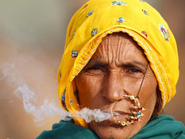 There are little kiosks selling accessories for the ship of the desert, just in case you’d like to dress your camel to impress! (Deepak Sharma/HT Photo)