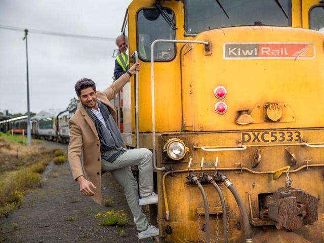 Sidharth also convinced the driver to teach him what it takes to control the train in one of the most beautiful alpine environments in the world. 