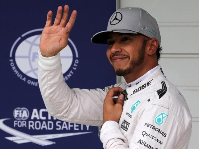 Lewis Hamilton must stop Nico Rosberg from winning on Sunday to take the title race to the final grand prix of the season, at Abu Dhabi in two weeks. (REUTERS)