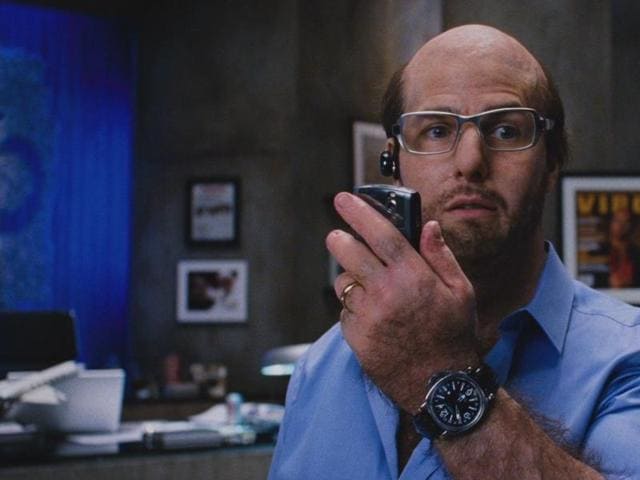 It wouldn’t be a pleasant experience trying to get money out of Tom Cruise’s Les Grossman from Tropic Thunder, but maybe if you danced with him he’d relent. It wouldn’t be a pleasant experience trying to get money out of Tom Cruise’s Les Grossman from Tropic Thunder, but maybe if you danced with him he’d relent.