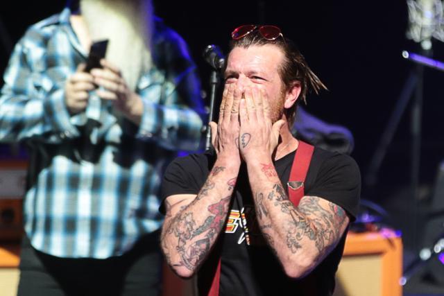 Jesse Hughes is a rare right-wing rocker and supporter of US president-elect Donald Trump. (AFP) Jesse Hughes is a rare right-wing rocker and supporter of US president-elect Donald Trump. (AFP)