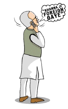 The ex-MP was apparently not too keen to answer the media queries. But the voice on the phone matched exactly that of Khanna’s. If that was Khanna himself, he definitely needs to take lessons in voice modulation. (Illustration by Daljeet Kaur Sandhu ) The ex-MP was apparently not too keen to answer the media queries. But the voice on the phone matched exactly that of Khanna’s. If that was Khanna himself, he definitely needs to take lessons in voice modulation. (Illustration by Daljeet Kaur Sandhu )