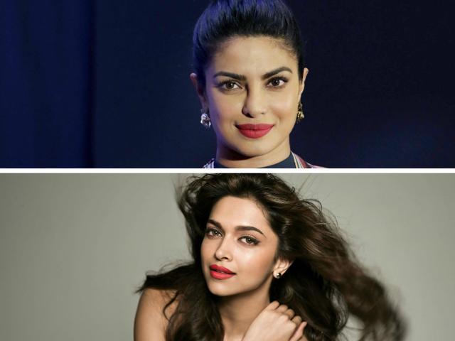 Deepika Padukone and Priyanka Chopra starred together in Bajirao Mastani. (HT Photo) Deepika Padukone and Priyanka Chopra starred together in Bajirao Mastani. (HT Photo)