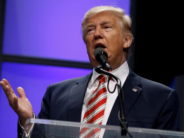 File photo of president-elect Donald Trump (left) with Republican National Committee chairman Reince Priebus during a rally in New York. (AP) File photo of president-elect Donald Trump (left) with Republican National Committee chairman Reince Priebus during a rally in New York. (AP)