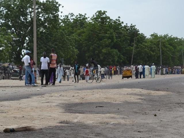 At least 10 people were killed when police opened fire during clashes in Nigeria. (AFP Photo) At least 10 people were killed when police opened fire during clashes in Nigeria. (AFP Photo)