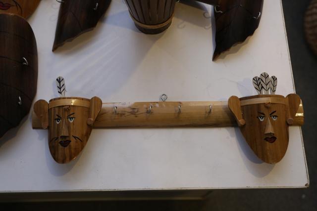 Key hanger made of bamboo from Assam will add a northeastern touch to your home. Price: Rs 450. Pavilion: Assam; Stall No E 4. (Amal KS/HT Photo)