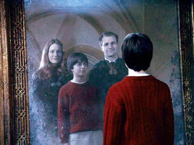 I know what you’re thinking Harry, but don’t. There’s something not right about that mirror. (Warner Bros. Pictures) I know what you’re thinking Harry, but don’t. There’s something not right about that mirror. (Warner Bros. Pictures)