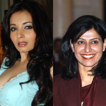 Shonali Nagrani (L) and Anjum Chopra.