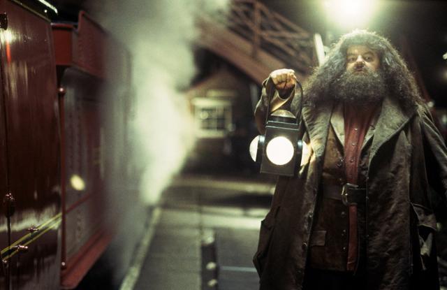 Rubeus Hagrid, the gamekeeper and the keeper of keys and grounds at Hogwarts. (Facebook/Harry Potter)