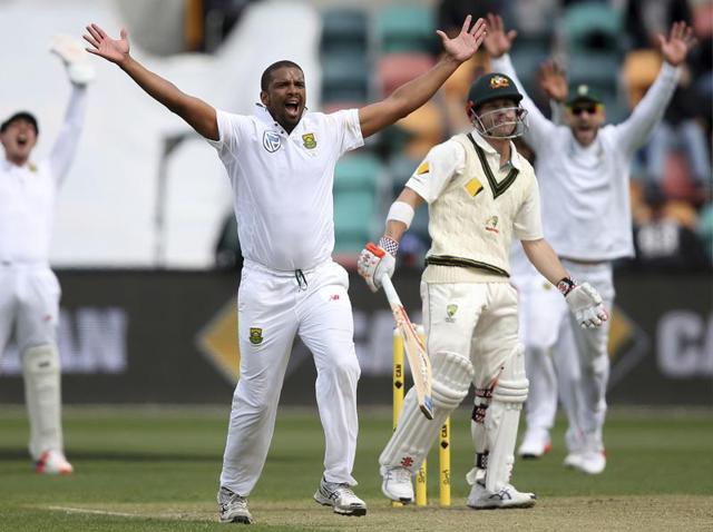 Australia's captain Steve Smith walks off the ground after being dismissed by South Africa's Kagiso Rabada. (REUTERS) Australia's captain Steve Smith walks off the ground after being dismissed by South Africa's Kagiso Rabada. (REUTERS)