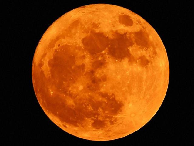 A view of Super moon appeared in a back of the illuminated Golden Temple on the occasion of the 547th Birth Anniversary of Guru Nanak Dev Ji in Amritsar. (Gurpreet Singh/HT Photo) A view of Super moon appeared in a back of the illuminated Golden Temple on the occasion of the 547th Birth Anniversary of Guru Nanak Dev Ji in Amritsar. (Gurpreet Singh/HT Photo)