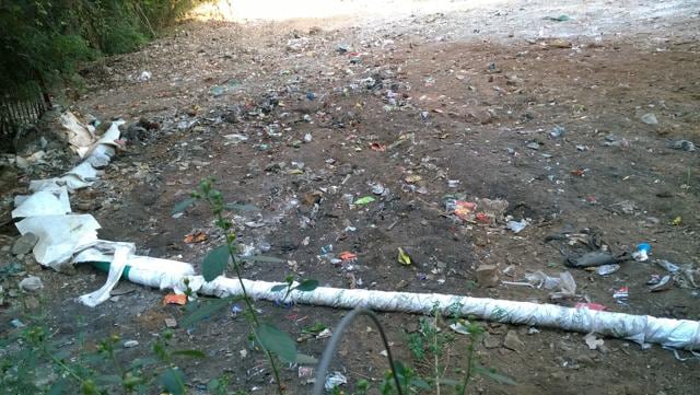 The covered hose of the water pump. (HT PHOTO ) The covered hose of the water pump. (HT PHOTO )