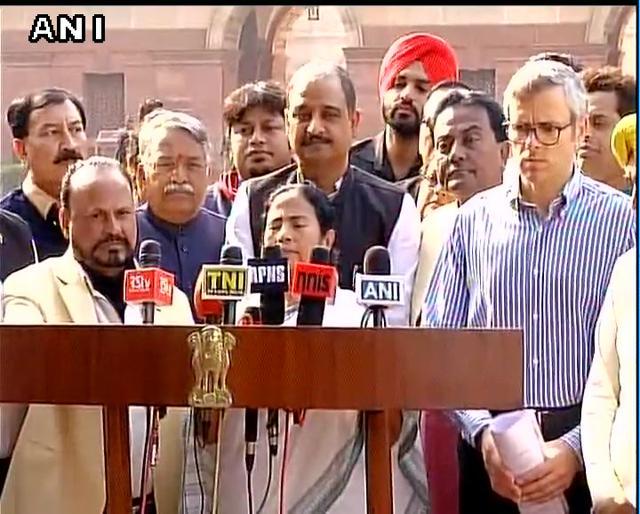 Trinamool Congress supremo and West Bengal CM Mamata Banerjee talks to the media after meeting with President Pranab Mukherjee over demonetisation. (ANI on Twitter) Trinamool Congress supremo and West Bengal CM Mamata Banerjee talks to the media after meeting with President Pranab Mukherjee over demonetisation. (ANI on Twitter)