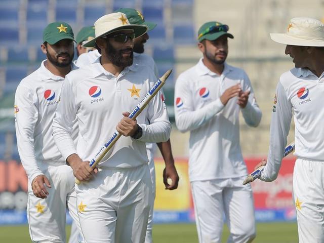 Misbah-ul-Haq will be buoyed by Pakistan’s success against the West Indies in the UAE but he will be aiming to get back the No.1 ranking in Tests. (AFP)