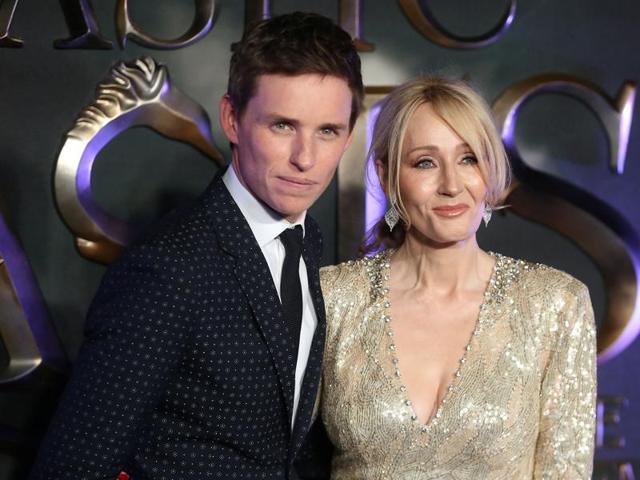 London : Actor Eddie Redmayne, right, and his wife Hannah Bagshawe pose for photographers upon arrival at the premiere of the film Fantastic Beasts And Where To Find Them.(AP) London : Actor Eddie Redmayne, right, and his wife Hannah Bagshawe pose for photographers upon arrival at the premiere of the film Fantastic Beasts And Where To Find Them.(AP)