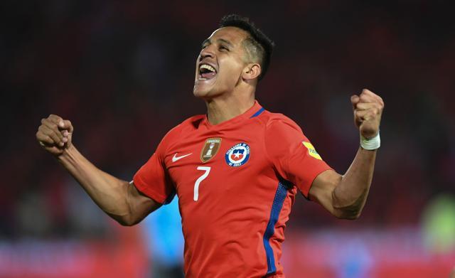 Alexis Sanchez scored twice for Chile as they defeated Uruguay in the World Cup qualifiers. (AFP) Alexis Sanchez scored twice for Chile as they defeated Uruguay in the World Cup qualifiers. (AFP)