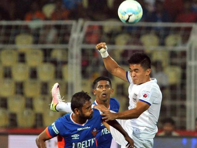 For the second successive game, FC Goa chief coach Zico started with several domestic players in his starting line-up. (PTI) For the second successive game, FC Goa chief coach Zico started with several domestic players in his starting line-up. (PTI)