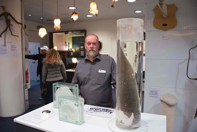 The curator, Hjortur Sigurdsson, is pictured at the Icelandic Phallological Museum in Reykjavik. (AFP Photo) The curator, Hjortur Sigurdsson, is pictured at the Icelandic Phallological Museum in Reykjavik. (AFP Photo)