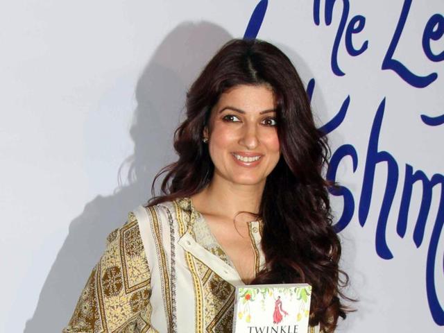 Indian Bollywood actress Twinkle Khanna attends the launch of her book "The Legend of Lakshmi Prasad" in Mumbai on November 15.-(AFP)