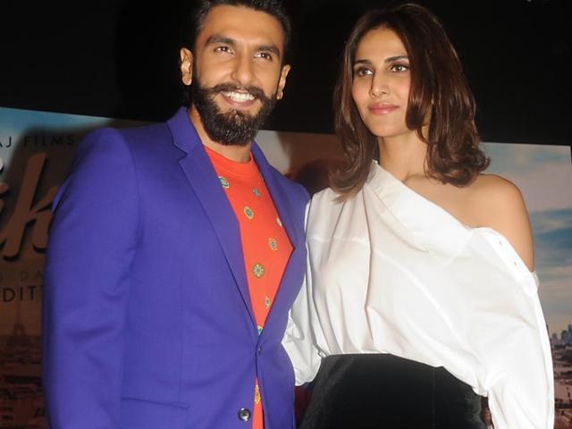 Ranveer is playing Dharam, while Vaani is playing Shyra in Befikre. (AFP Photo)