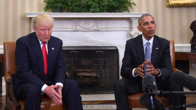 US President Barack Obama and President-elect Donald Trump in the Oval Office at the White House. A polite and humble relationship should be the first step in building a professional bond with someone you don’t like or talk to. (AFP) US President Barack Obama and President-elect Donald Trump in the Oval Office at the White House. A polite and humble relationship should be the first step in building a professional bond with someone you don’t like or talk to. (AFP)