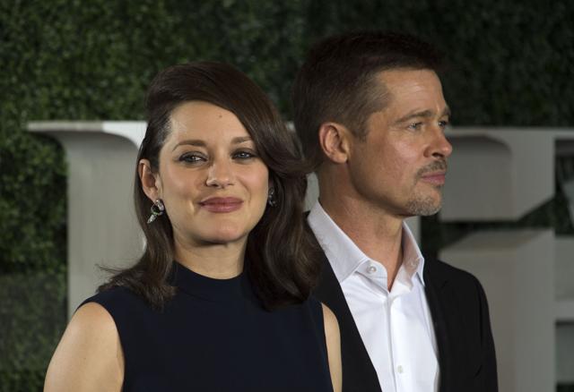 Actors Marion Cotillard (L) and Brad Pitt attend The Allied Fan Event Presented by Paramount Pictures, in Westwood, California. (AFP) Actors Marion Cotillard (L) and Brad Pitt attend The Allied Fan Event Presented by Paramount Pictures, in Westwood, California. (AFP)