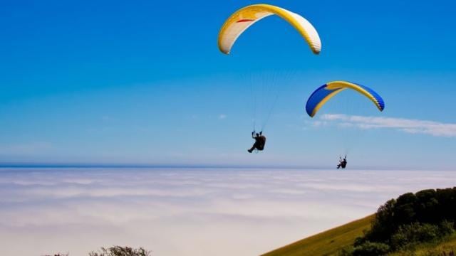 Paragliding at Kamshet Paragliding at Kamshet