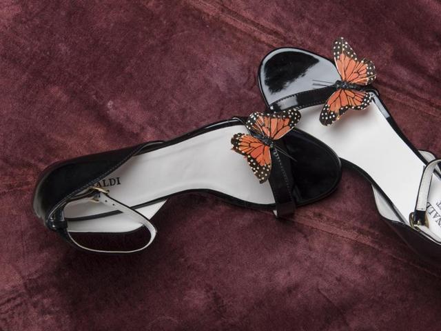 A pair of Rinaldi Pret shoes (Photo: Aalok Soni/HT) 