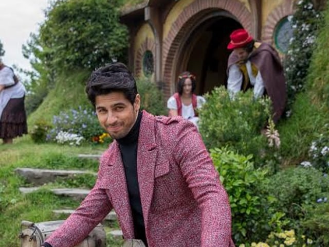 Sidharth Malhotra visits The Hobbiton in New Zealand. Sidharth Malhotra visits The Hobbiton in New Zealand.