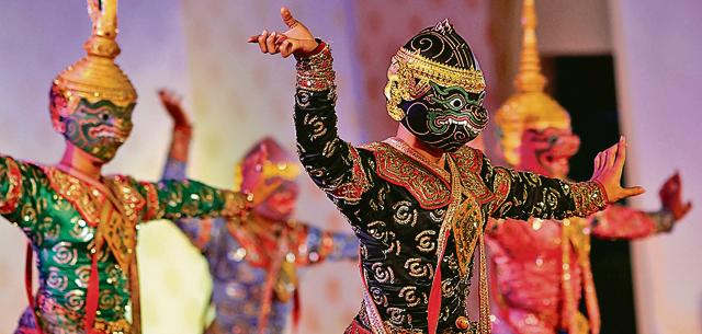 The Khon Thai dance represents one of the many versions of the Ramayana.(Getty Images)