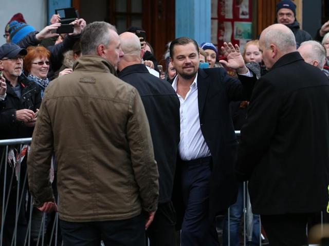 DiCaprio’s visit to Home sees him follow in the footsteps of fellow actor George Clooney, who last year visited a sandwich shop run under the same Social Bite initiative. (AP) DiCaprio’s visit to Home sees him follow in the footsteps of fellow actor George Clooney, who last year visited a sandwich shop run under the same Social Bite initiative. (AP)