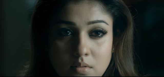 Nayanthara in a still from Tamil film Maya.