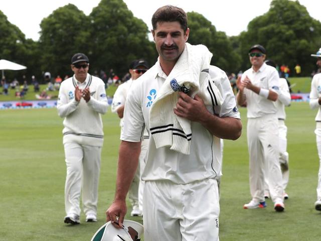 Colin de Grandhomme picked up 6/41, the best bowling figures by a New Zealand debutant in Tests. (Getty Images) Colin de Grandhomme picked up 6/41, the best bowling figures by a New Zealand debutant in Tests. (Getty Images)