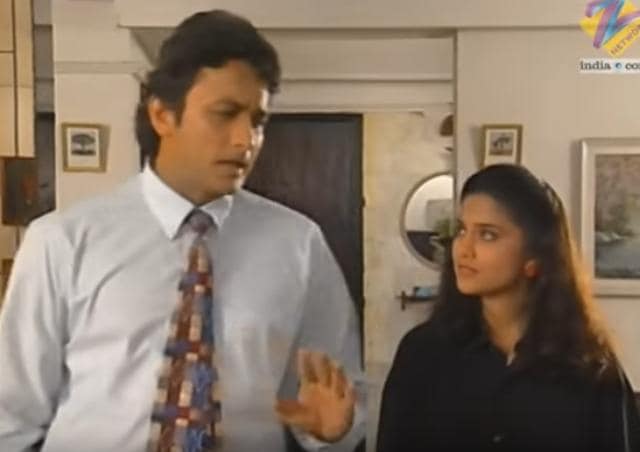 Ajinkya Deo played the role of Shivani’s (Renuka Shahane) husband. (Youtube) Ajinkya Deo played the role of Shivani’s (Renuka Shahane) husband. (Youtube)