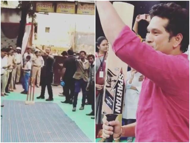 Chris Martin and Sachin Tendulkar visited a school in Mumbai on Friday as part of their collaboration with Global Citizen and met with a lot of happy, excited faces. (Instagram) Chris Martin and Sachin Tendulkar visited a school in Mumbai on Friday as part of their collaboration with Global Citizen and met with a lot of happy, excited faces. (Instagram)