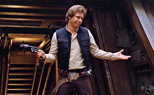 Harrison Ford as the original Han Solo in Star Wars. (Lucasfilms) Harrison Ford as the original Han Solo in Star Wars. (Lucasfilms)