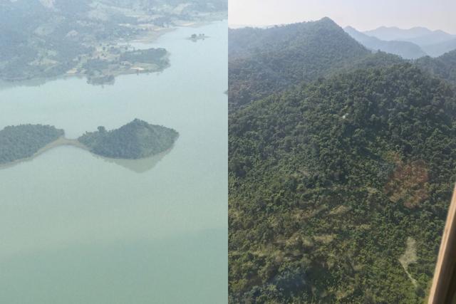 Aerial views of sections of regions near the Andhra-Odisha border (Grist media photo) Aerial views of sections of regions near the Andhra-Odisha border (Grist media photo)